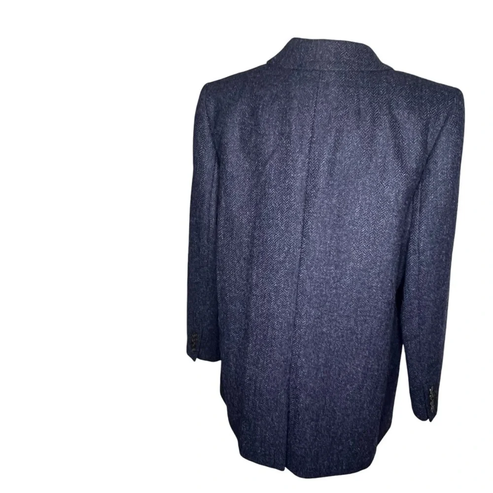 J.Crew Alfie Women’s Blazer in Navy English Wool Herringbone Size 12